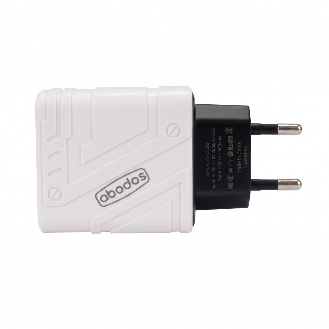 شارژر دیواری مدل AS CS293KIT به همراه کابل Type C