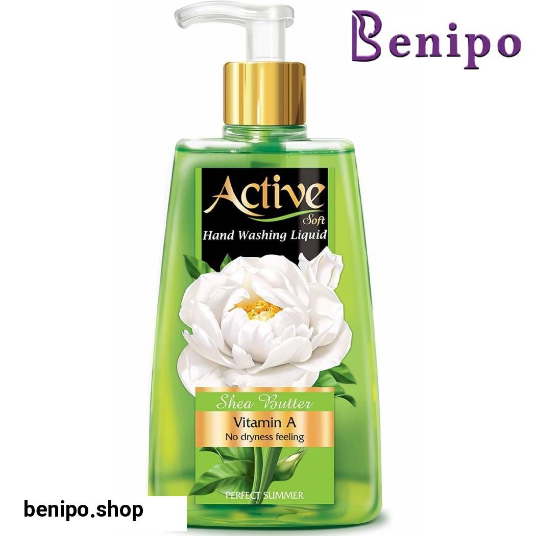 مایع دستشویی شفاف سبز 450 گرمی