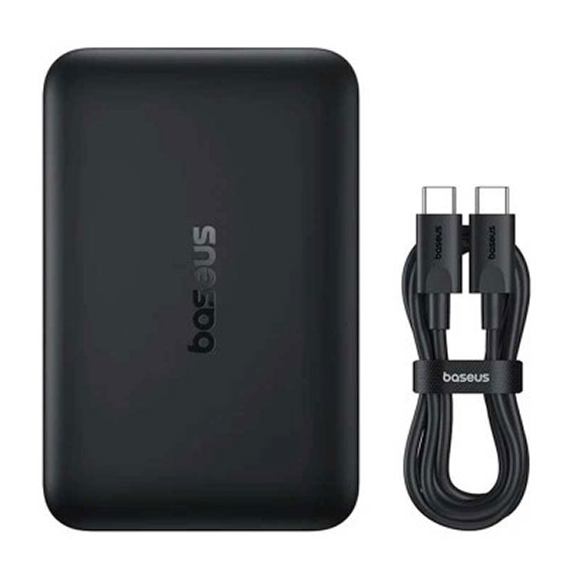 پاوربانک مگنتی مدل EnerFill FM11 با ظرفیت 10000mAh و توان 22.5W همراه با کابل