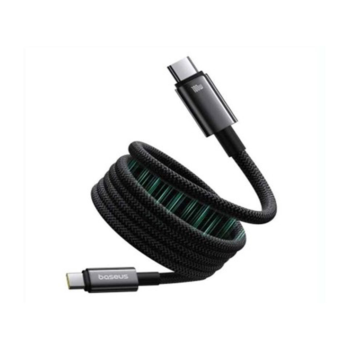 کابل شارژ مغناطیسی USB-C به USB-C مدل Tungsten Gold با توان 100W و طول 1m