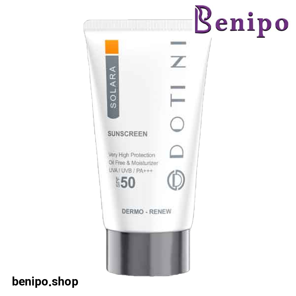 کرم ضدآفتاب بی رنگ فاقد چربی با SPF 50 مناسب پوست چرب حجم 50 میلی لیتر