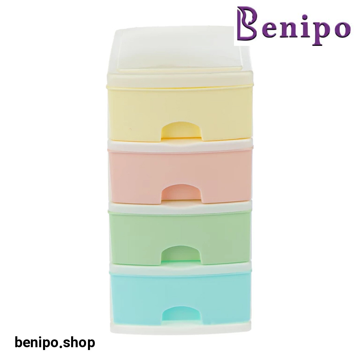 فایل کشویی مینی چهار طبقه کاجین