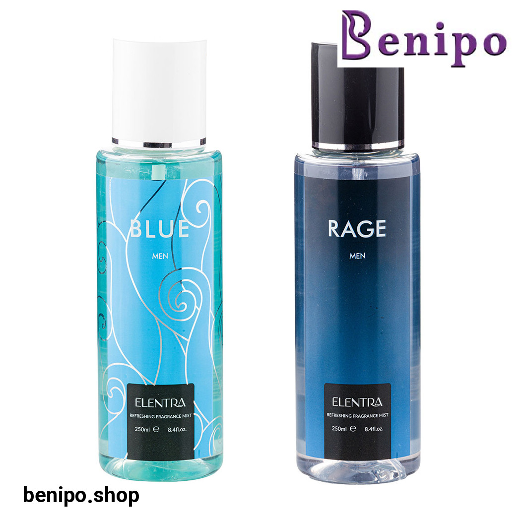 پک دو عددی بادی اسپلش مردانه مدل Blue و Rage حجم 250 میلی لیتر