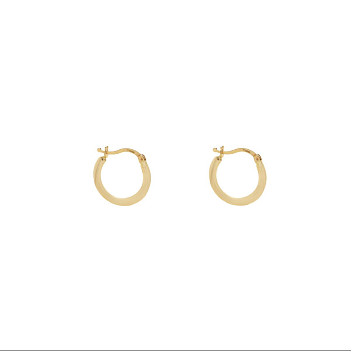 گوشواره 18 عیار حلقه ساده