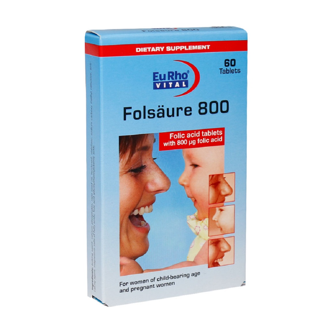 قرص مدل فولسائور 800 میکروگرم بسته 60 عددی