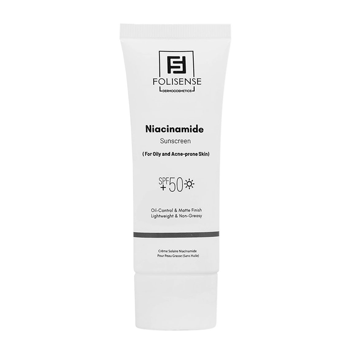 ضد آفتاب مدل Niacinamide با SPF 50 مناسب پوست چرب و مستعد آکنه حجک 40 میلی لیتر