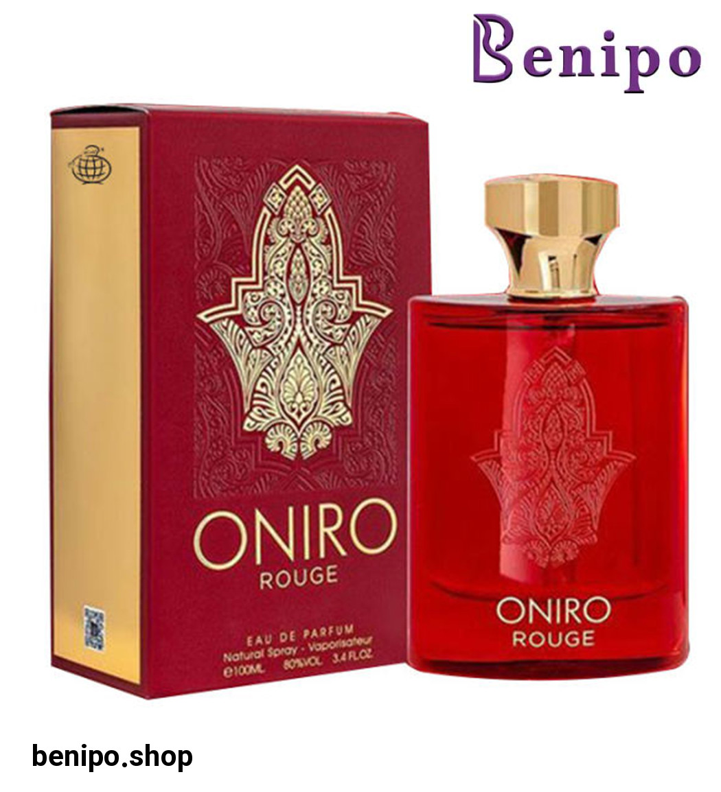 ادو پرفیوم زنانه و مردانه مدل Oniro Rouge حجم 100میل