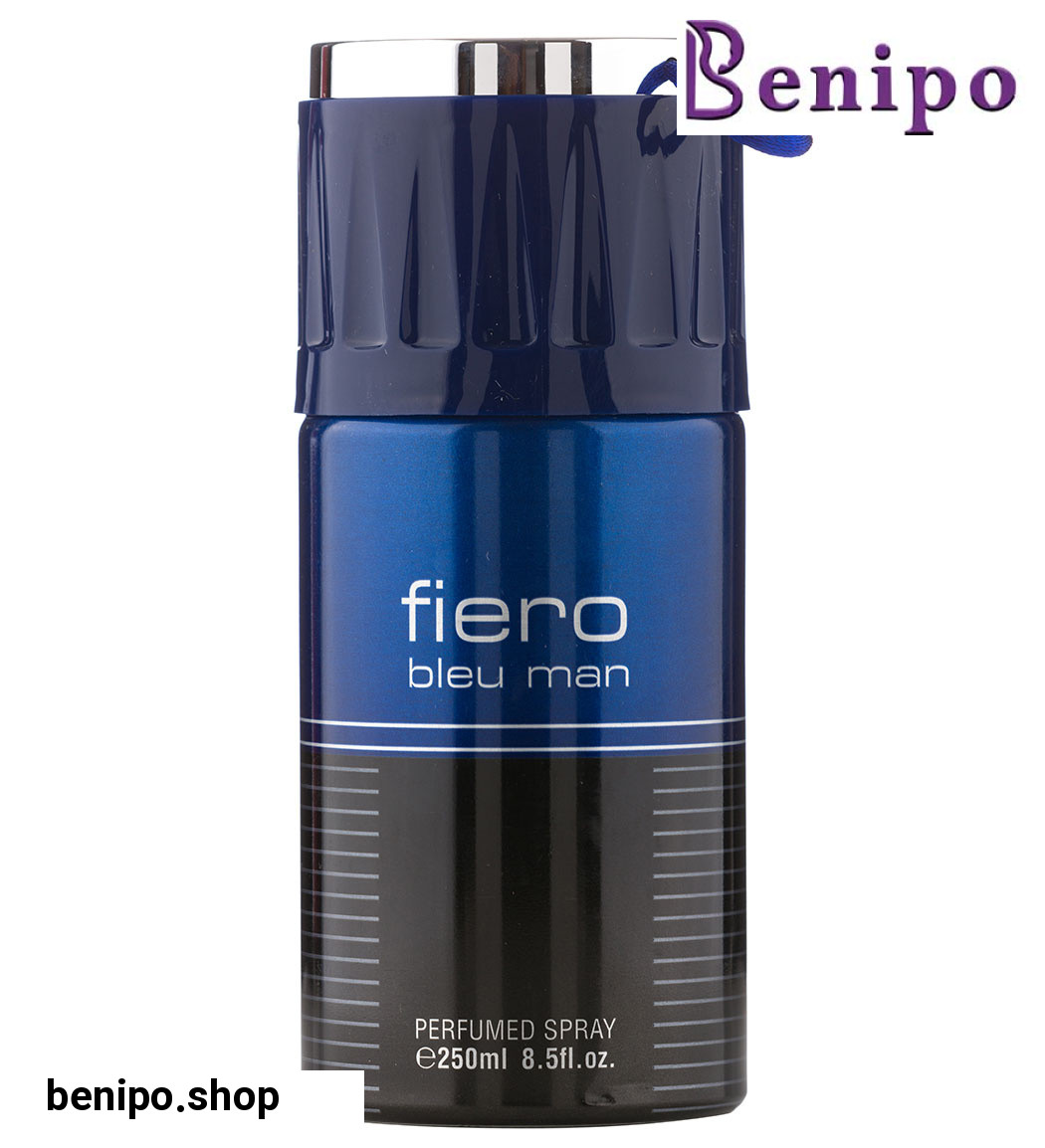 اسپری خوشبوکننده بدن مدل Fiero Bleu Man حجم 250میل