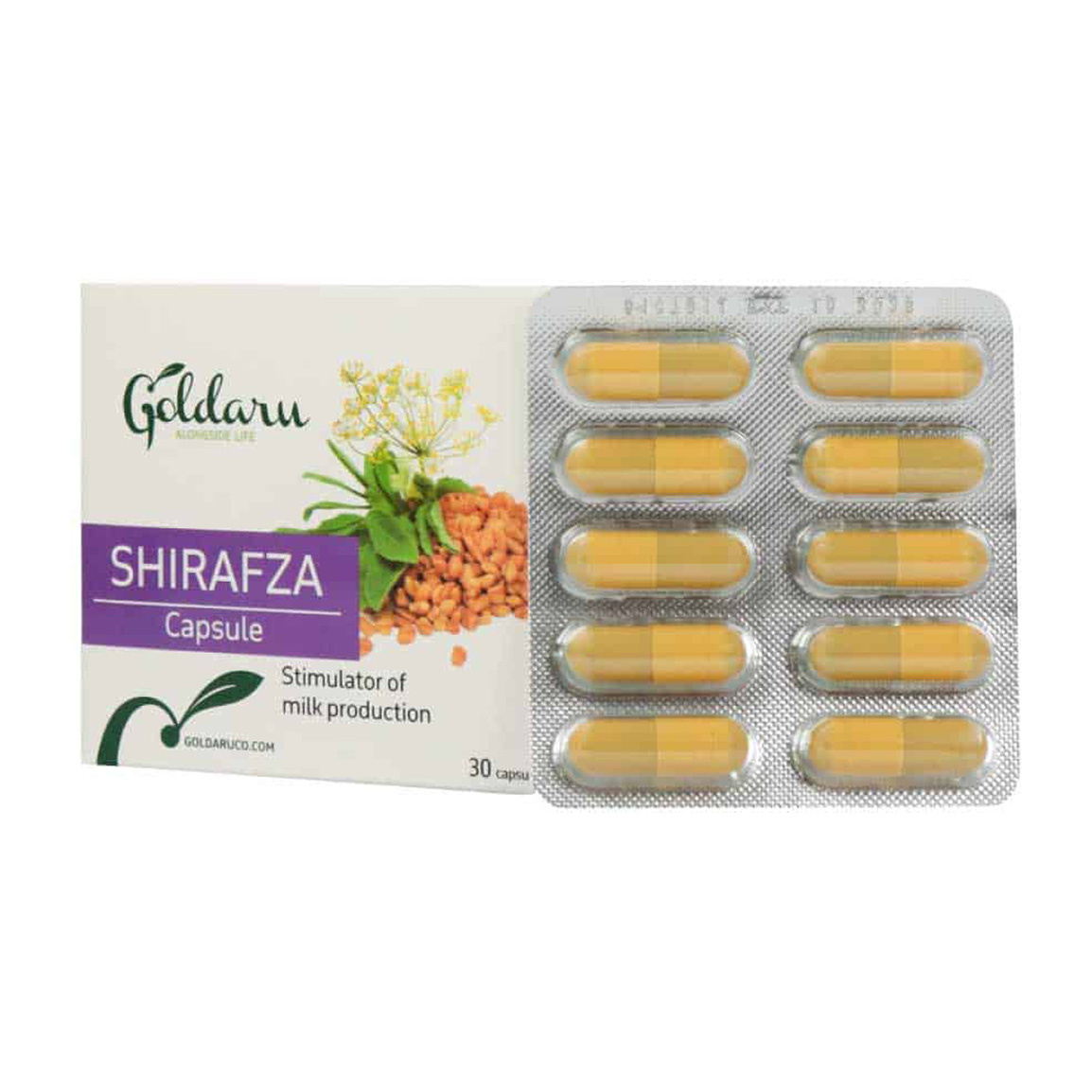 کپسول شیر افزا بسته 30 عددی