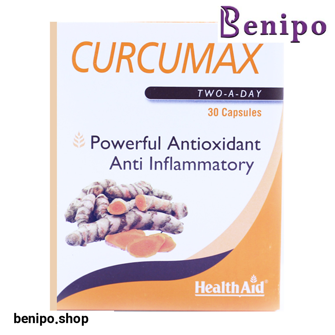 کپسول مدل Curcumax بسته 30 عددی