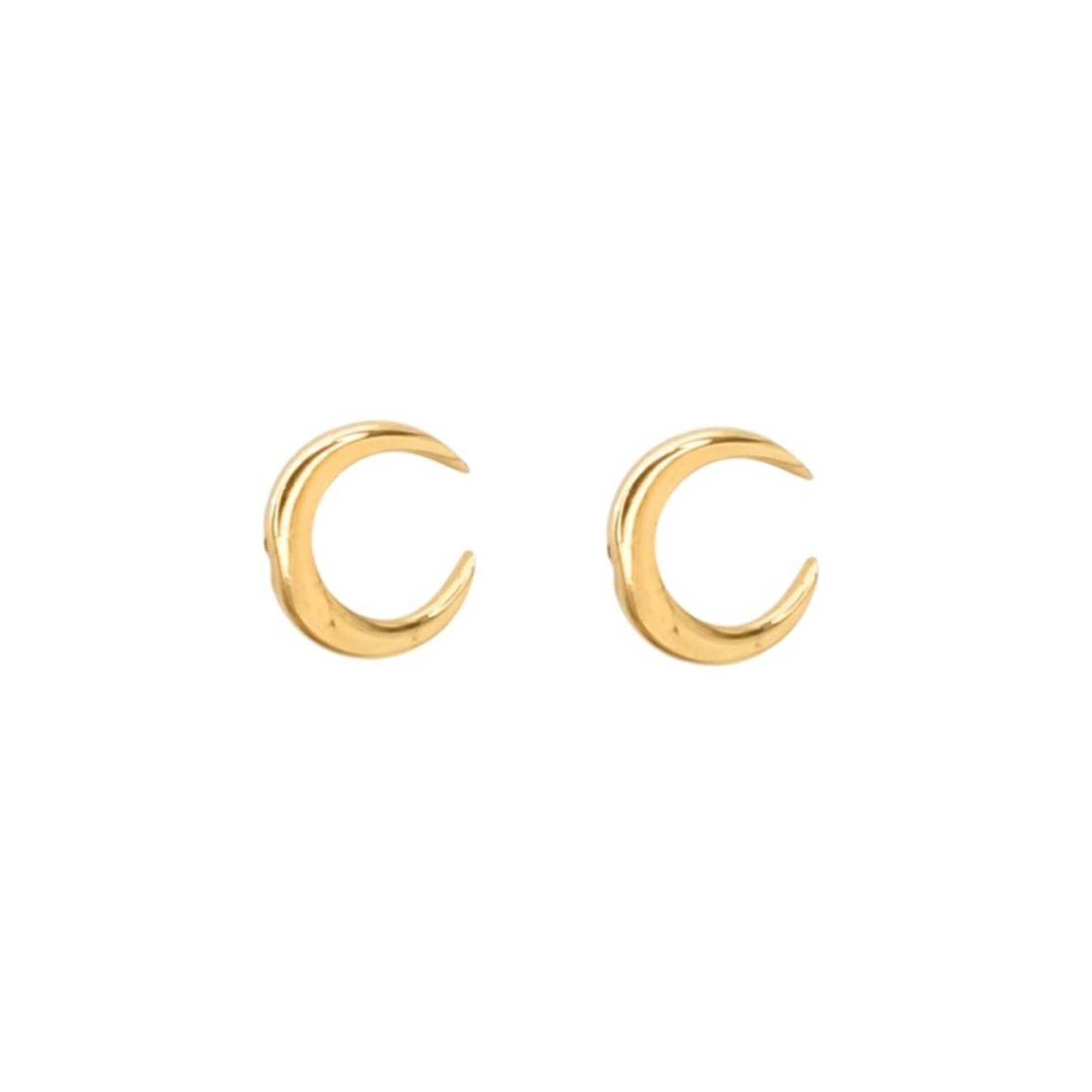 گوشواره طلا 18 عیار مدل ماه H
