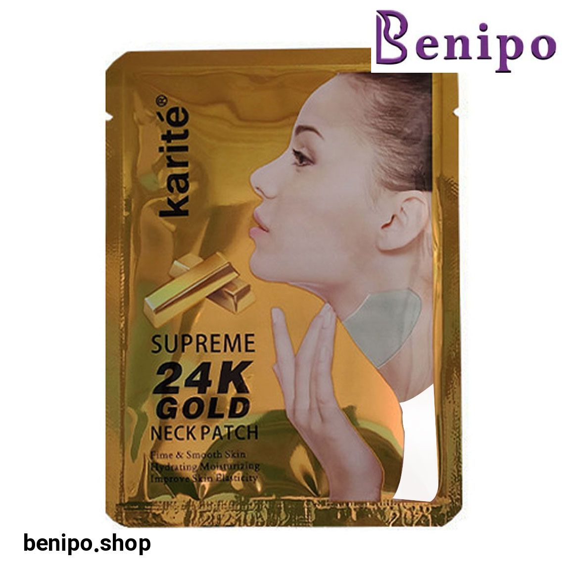 ماسک مخصوص لیفت گردن حاوی طلا 24K