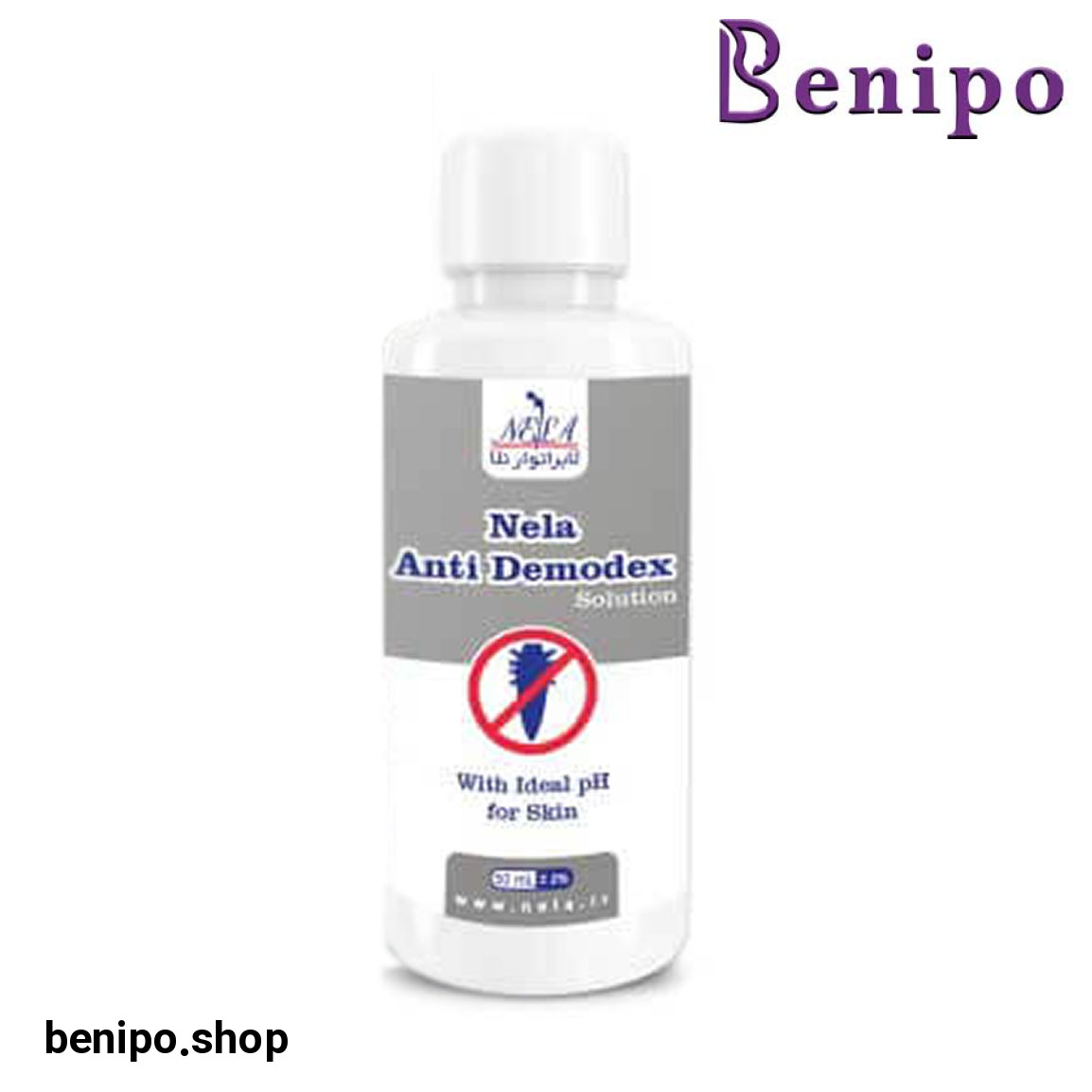 محلول دافع حشرات مدل Anti Demodex حجم 50 میلی لیتر