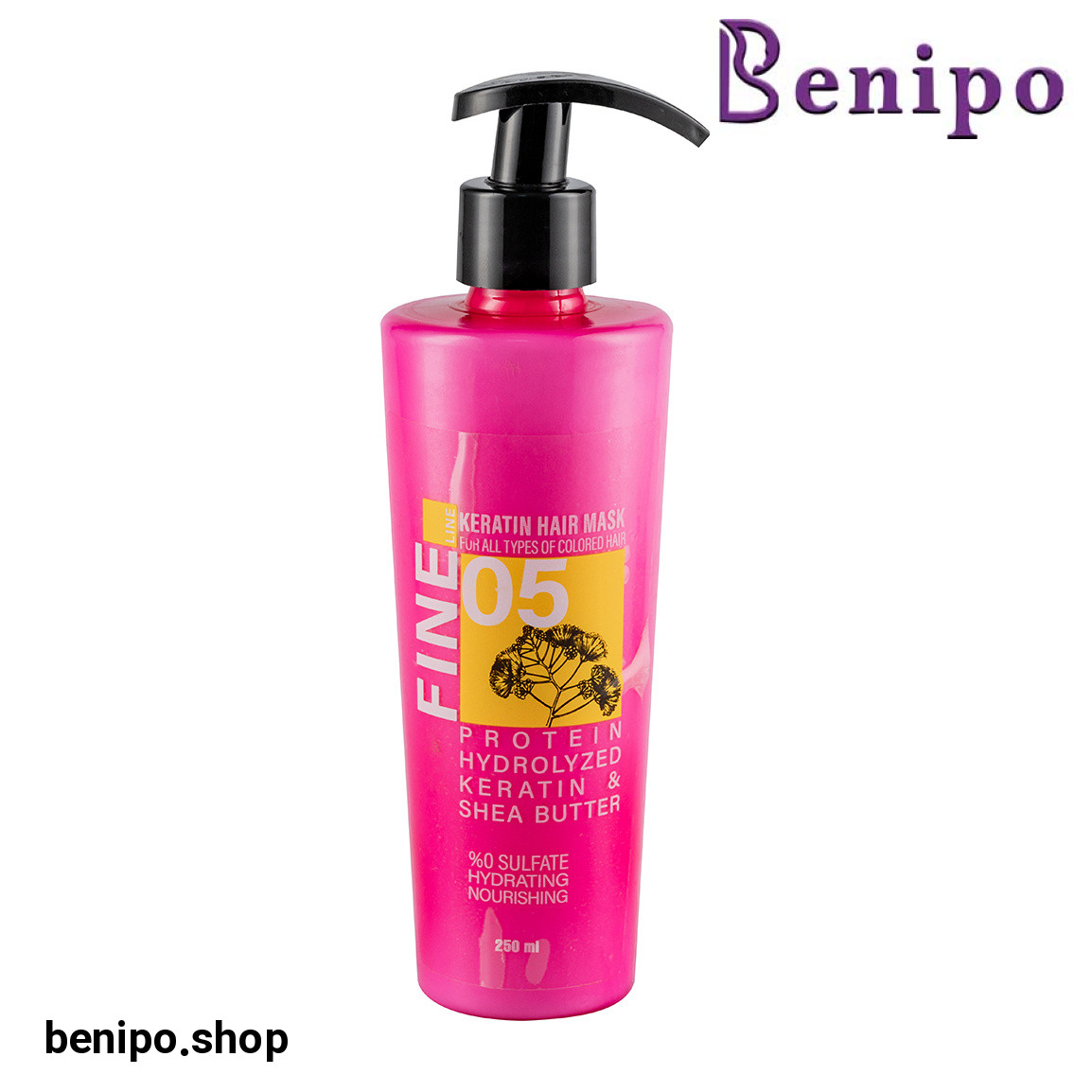 ماسک تثبیت کننده رنگ مو حاوی عصاره انار مناسب موهای رنگ و دکلره شده 350میل
