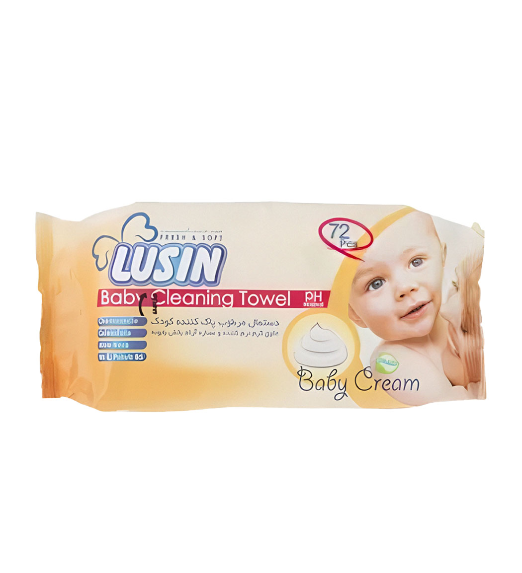 دستمال مرطوب کننده کودک مدل Creamy بسته 72 عددی