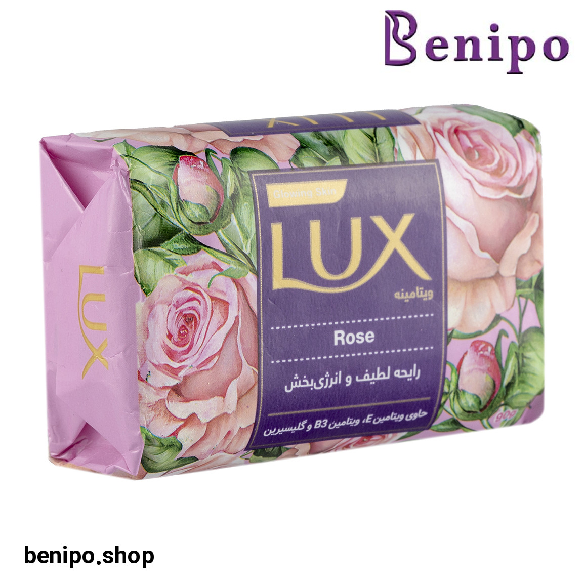 صابون ویتامینه با رایحه گل رز وزن 90 گرم