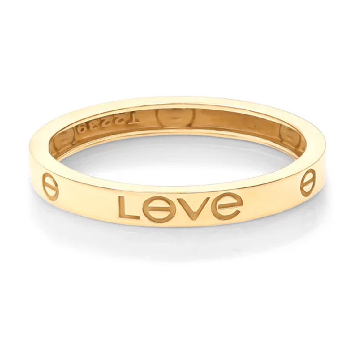 انگشتر طلا 18 عیار مردانه مدل کارتیه و Love