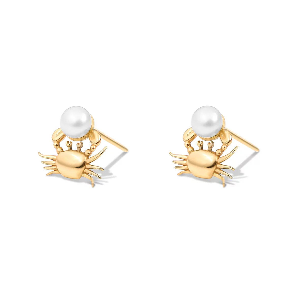 گوشواره طلا 18 عیار مدل در چنگ