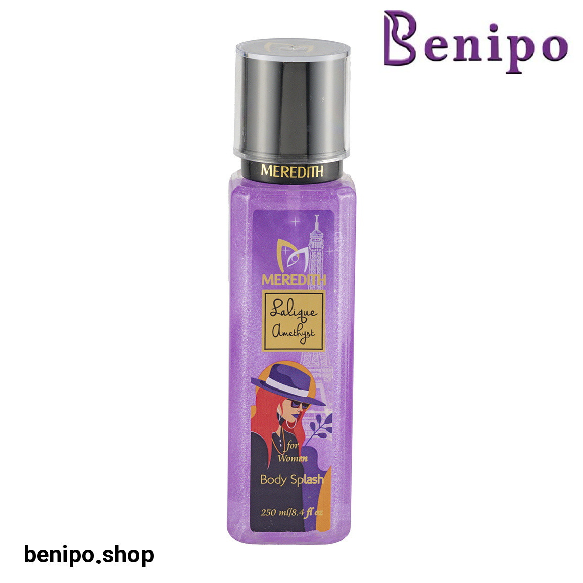 بادی اسپلش زنانه شاین دار مدل Lalique Amethyst حجم 200 میلی لیتر