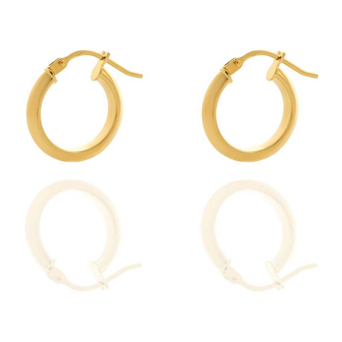 گوشواره طلا 18عیار مدل حلقه ای 1