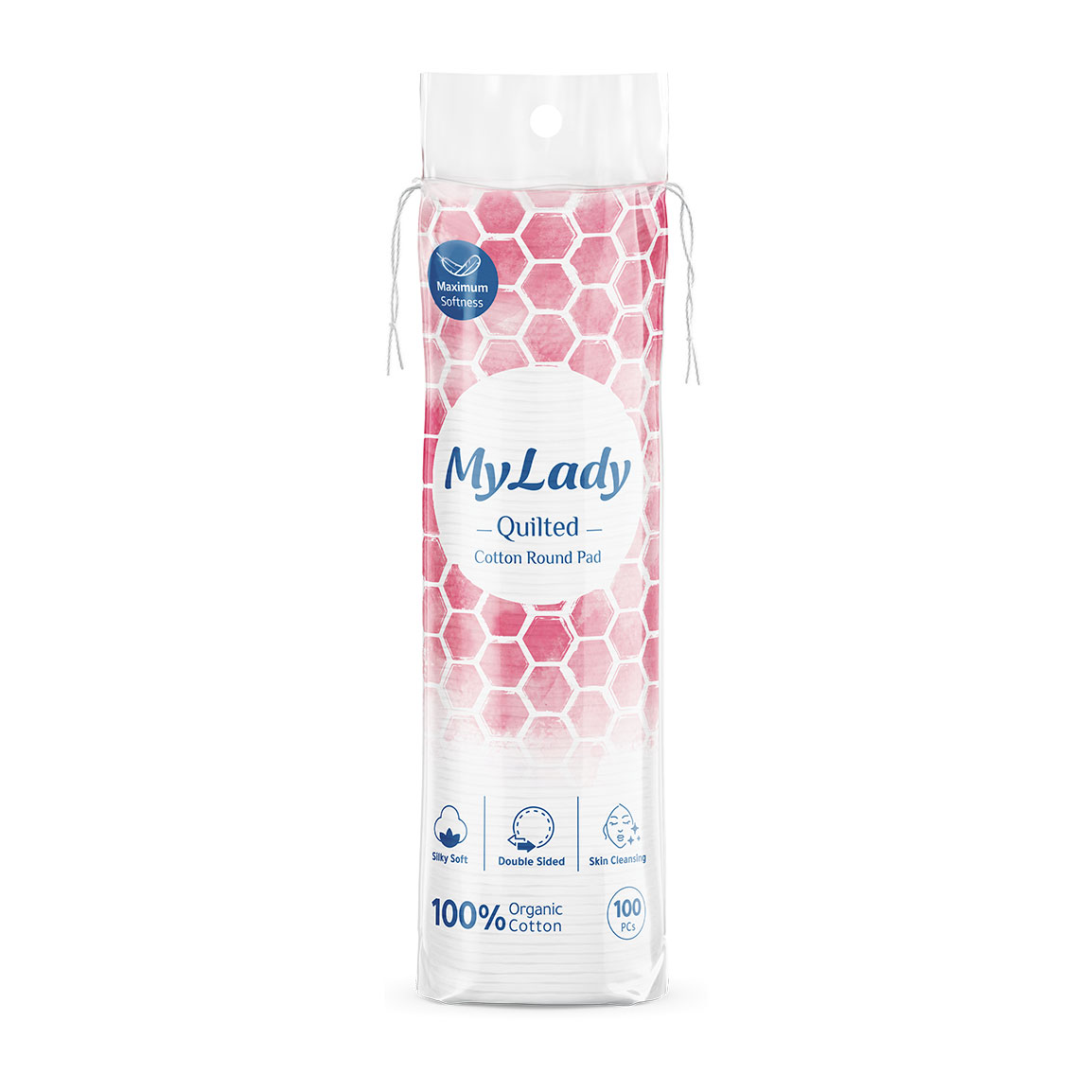 پد پاک کننده آرایش مدل Quilted بسته 100 عددی