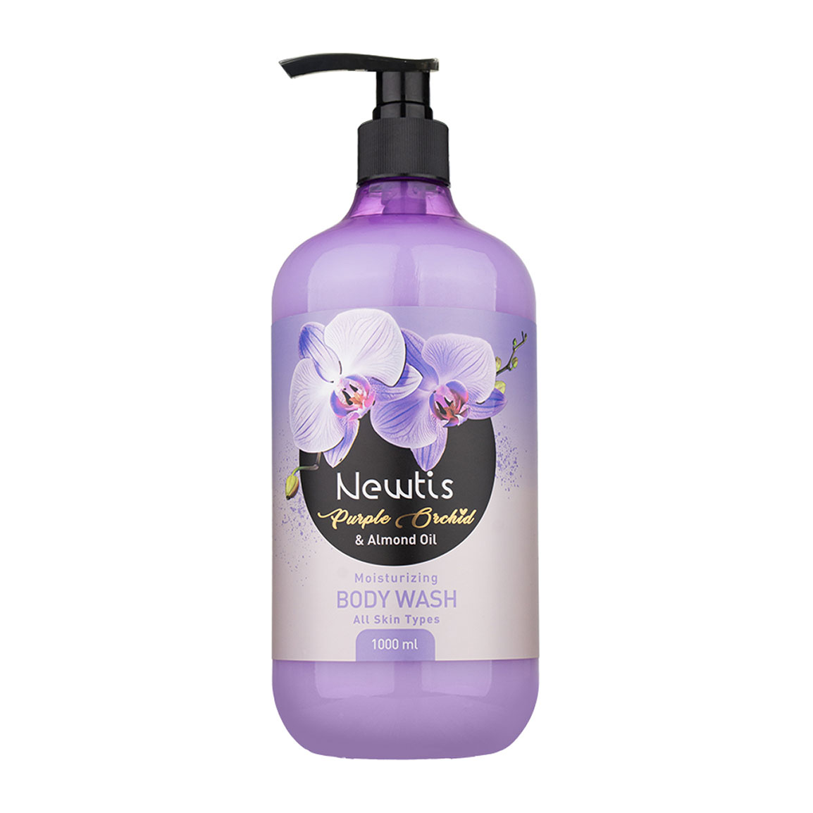 شامپو بدن مدل Purple Orchid مناسب انواع پوست حجم 1000 میلی لیتر
