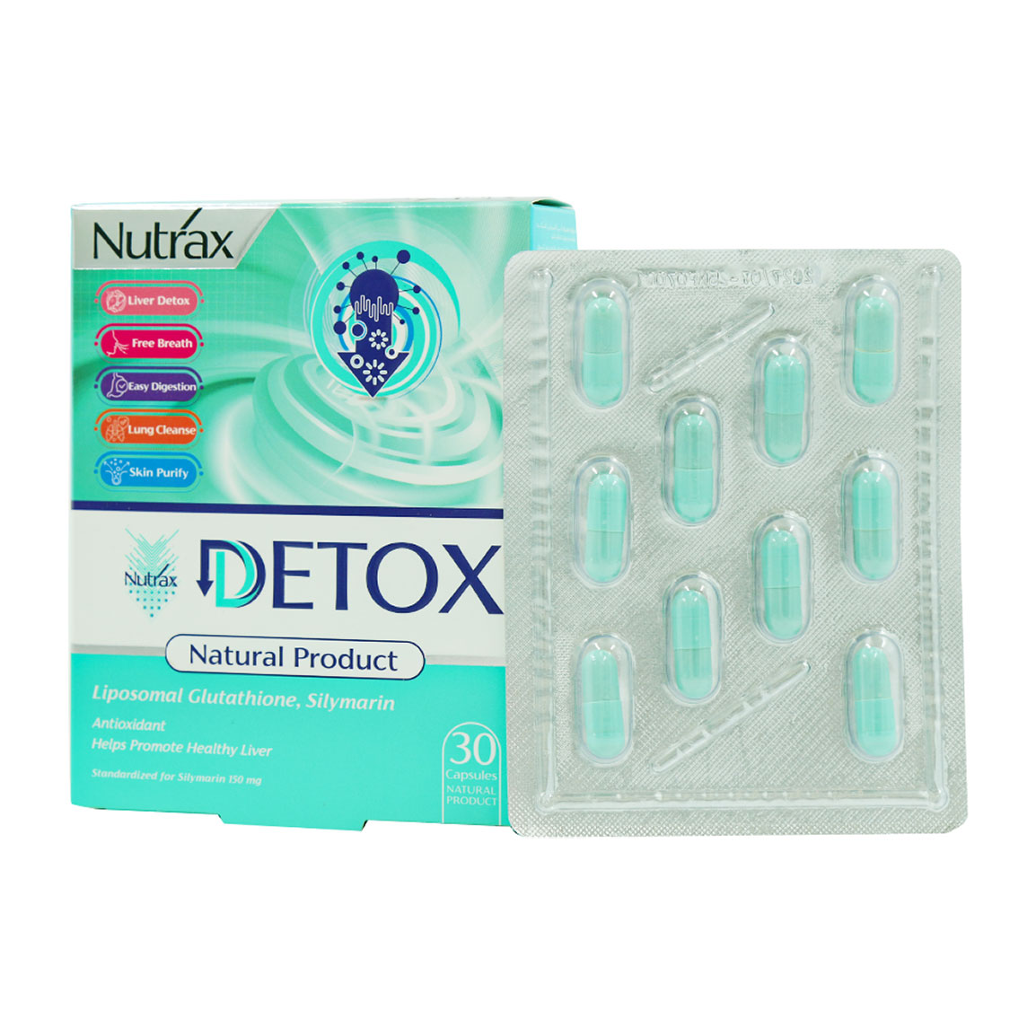 کپسول دتوکس بسته 30 عددی