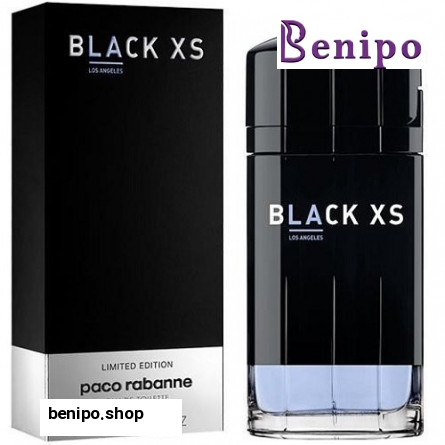 ادو تویلت مردانه مدل Black XS Los Angeles حجم 100 میل