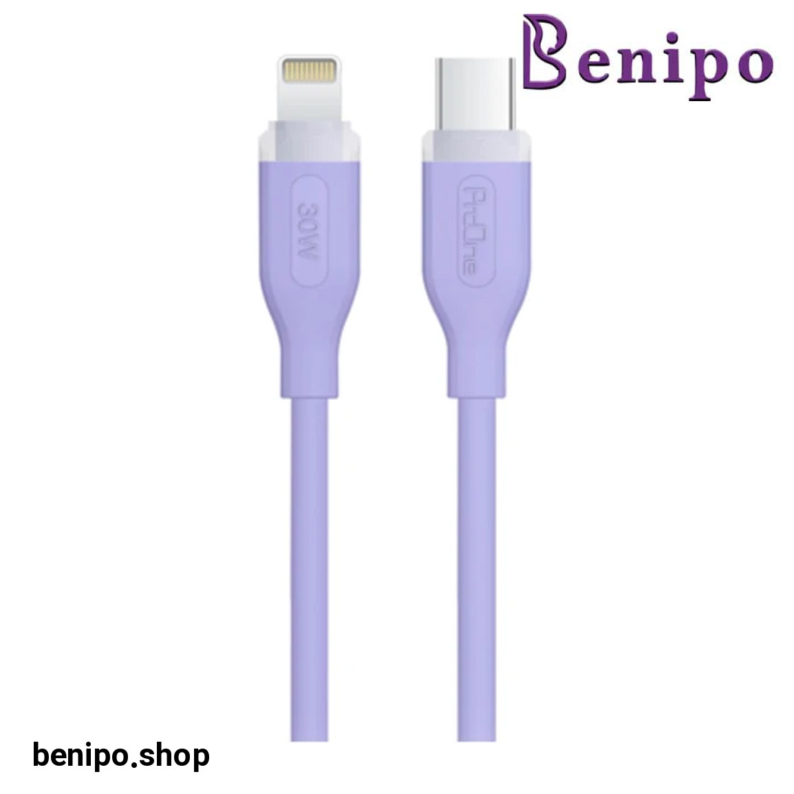 کابل تبدیل USB-C به لایتنینگ مدل PCC122 طول 1 متر