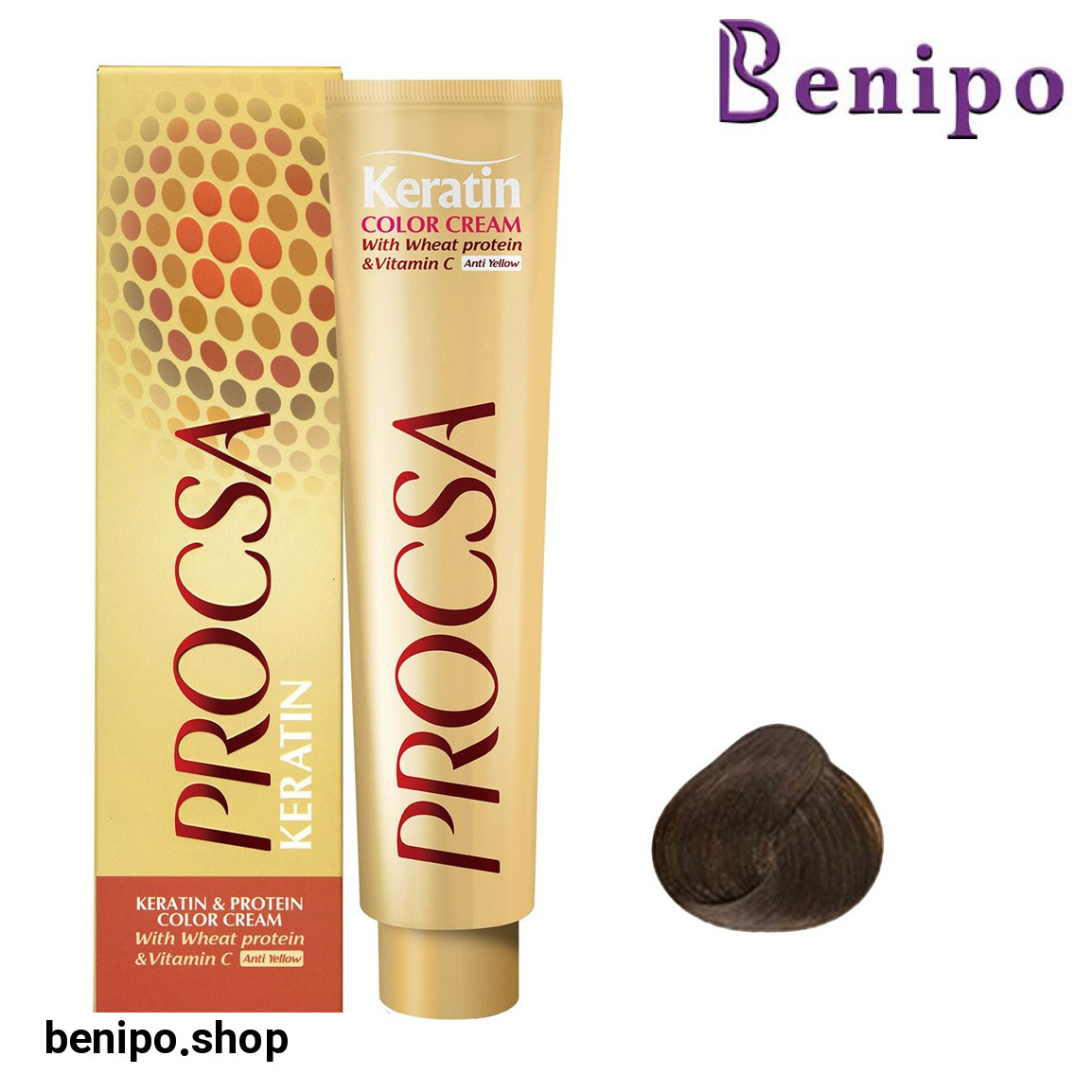 رنگ مو سری طبیعی دودی Natural Ash حجم 100 میلی لیتر