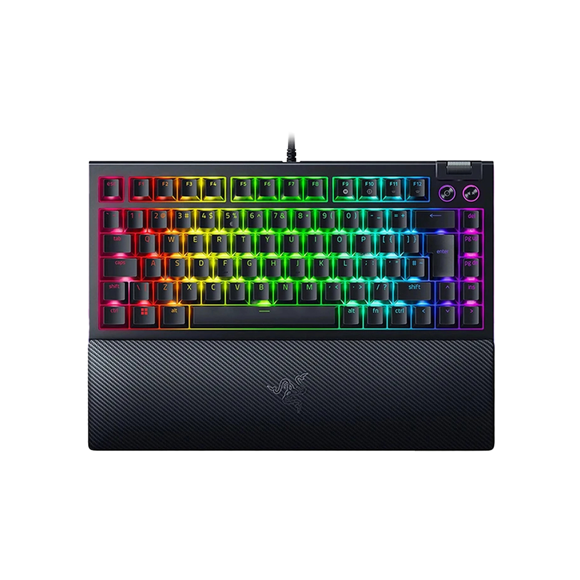 کیبورد گیمینگ ریزر مدل yellow Switches blackwidow V4