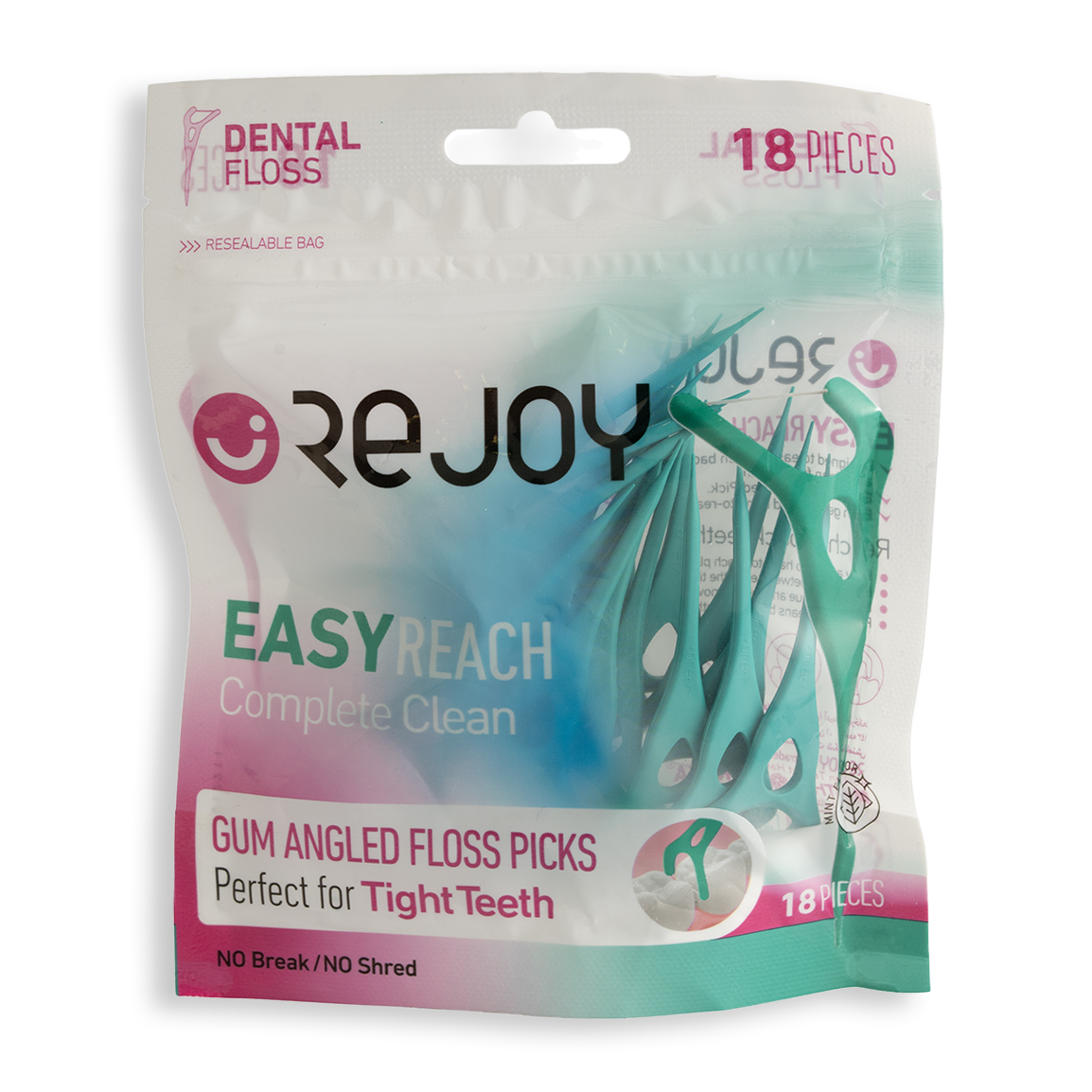 نخ دندان کمانی مدل Easy Reach بسته 18 عددی