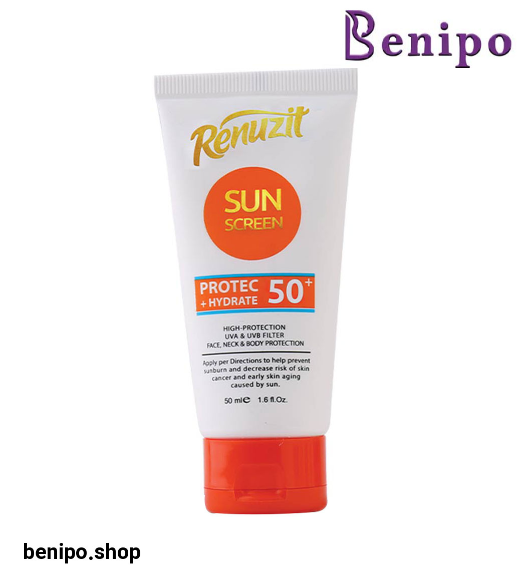 کرم ضد آفتاب SPF50 بی رنگ 50میل
