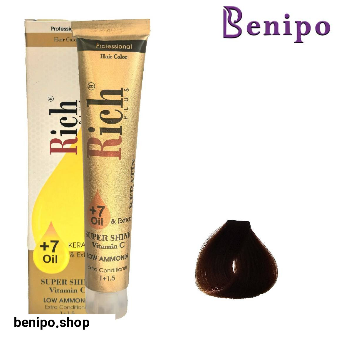 رنگ مو سری عسلی Honey حجم 100 میلی لیتر