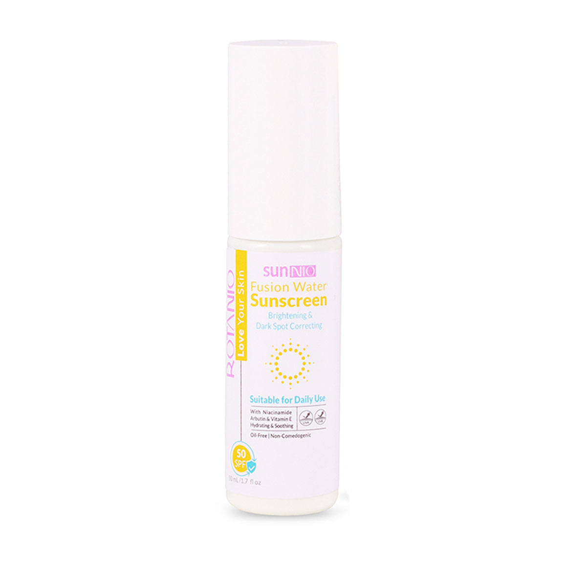 ضد آفتاب بی رنگ مدل Fusion Water با SPF 50 حجم 50 میلی لیتر