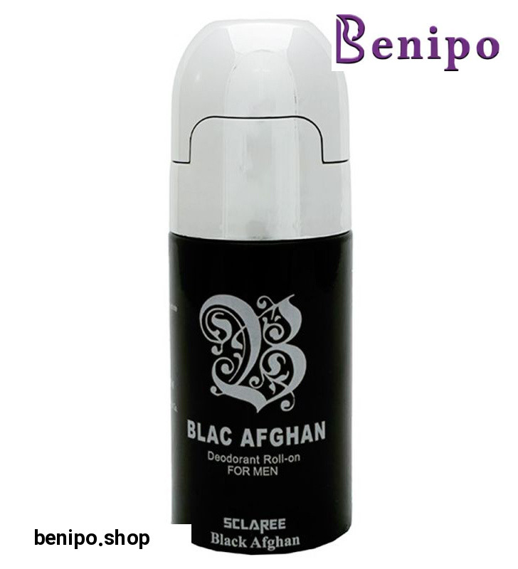 رول دئودورانت مردانه مدل Black Afghan حجم 50 میل