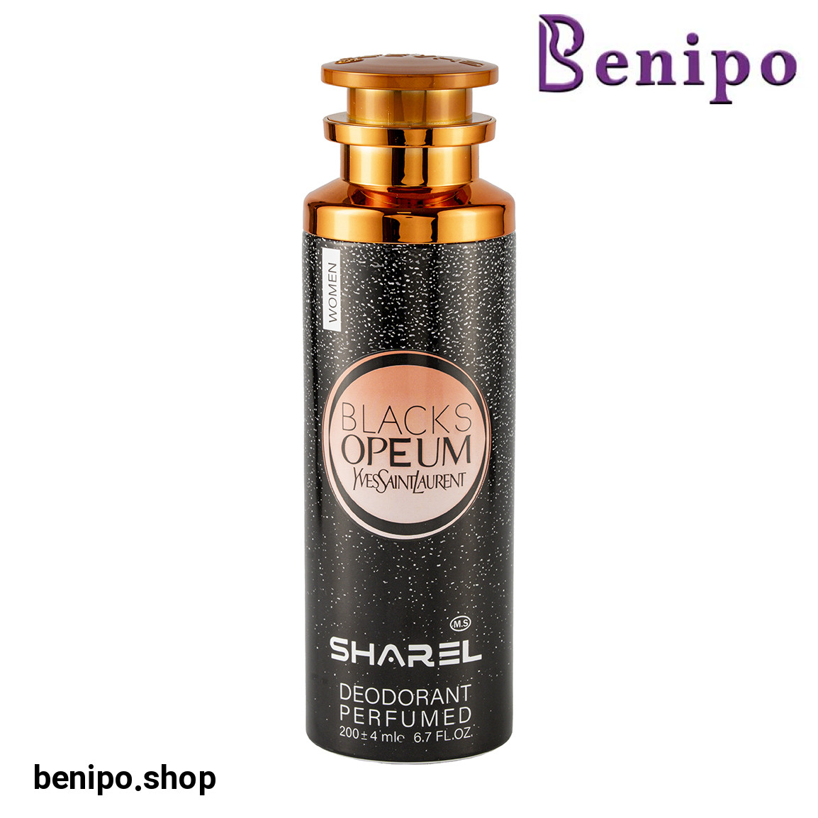 اسپری دئودورانت زنانه مدل Black Opium حجم 200 میلی لیتر