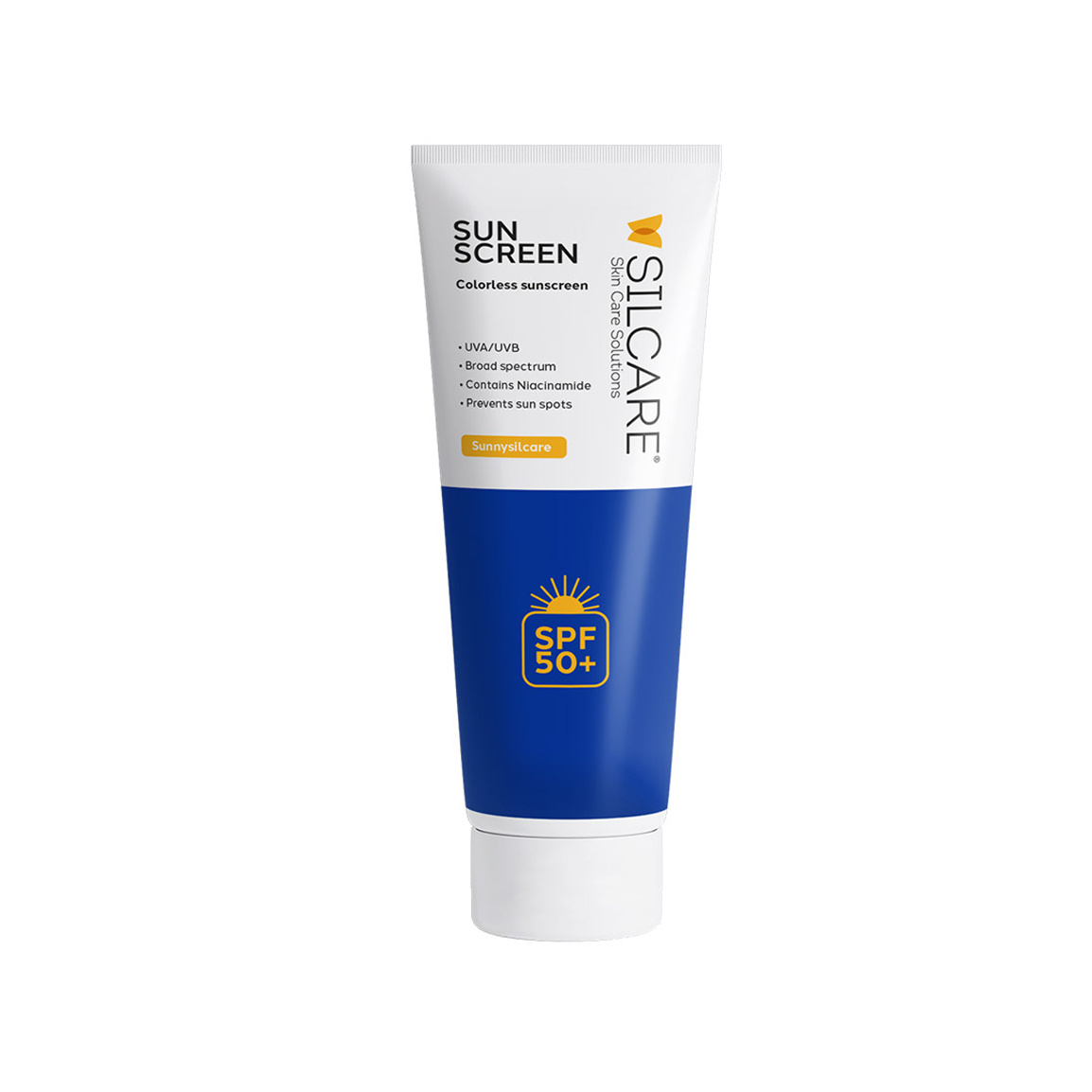 کرم ضد آفتاب بی رنگ با SPF50 مناسب انواع پوست حجم 50 میلی لیتر