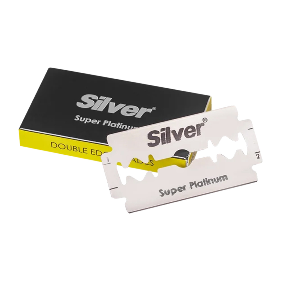 تیغ اصلاح یدک سنتی مدل Super Platinum مجموعه 10 بسته 5 عددی