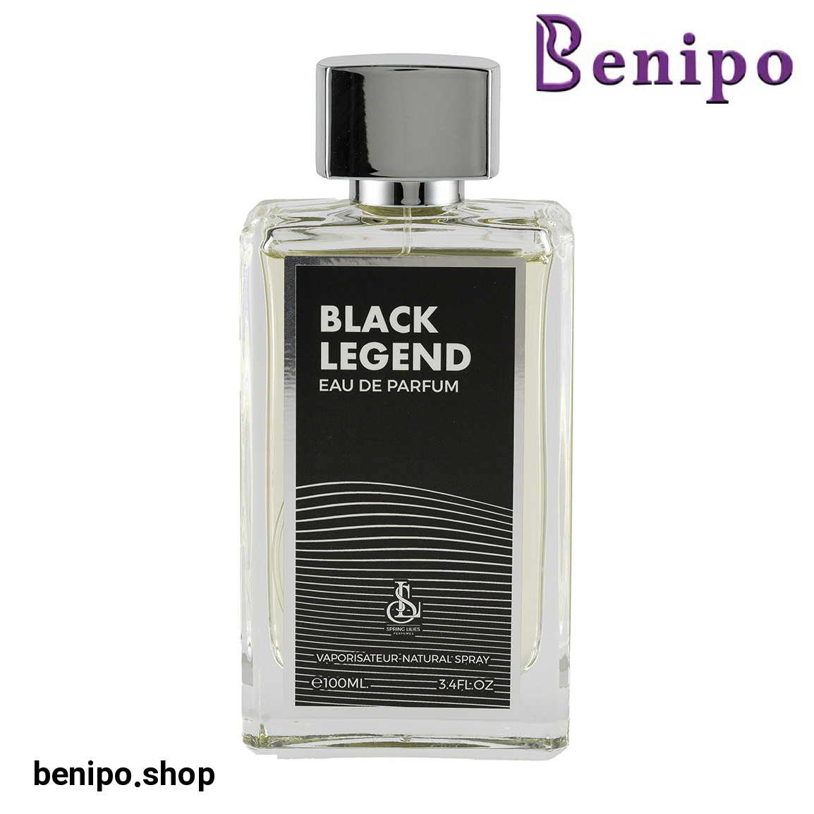 ادو پرفیوم مردانه مدل Black Legend حجم 100 میلی لیتر با پکیج Hard