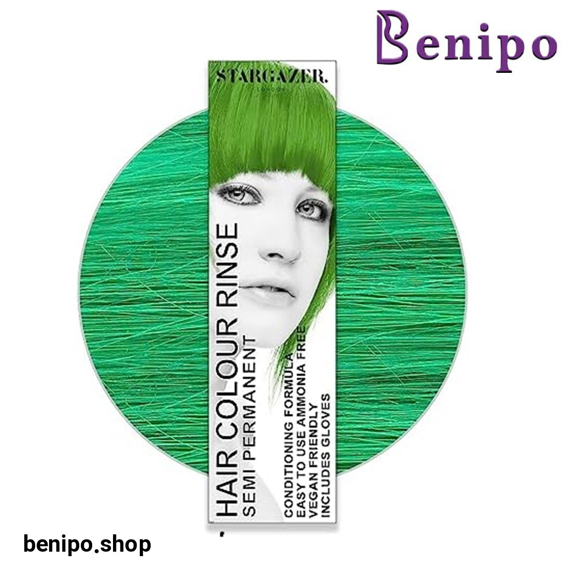 رنگ مو african green حجم 70 میلی لیتر