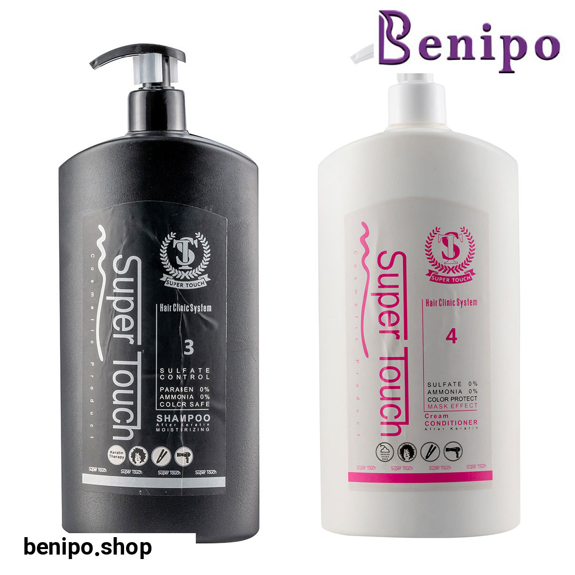 پک شامپو کراتینه مدل Moisturizing و ماسک مو ترمیم کننده مناسب مو کراتین شده