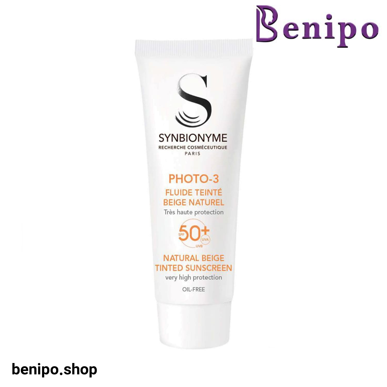 ضد آفتاب سین بیونیم spf50+ رنگی بژ طبیعی