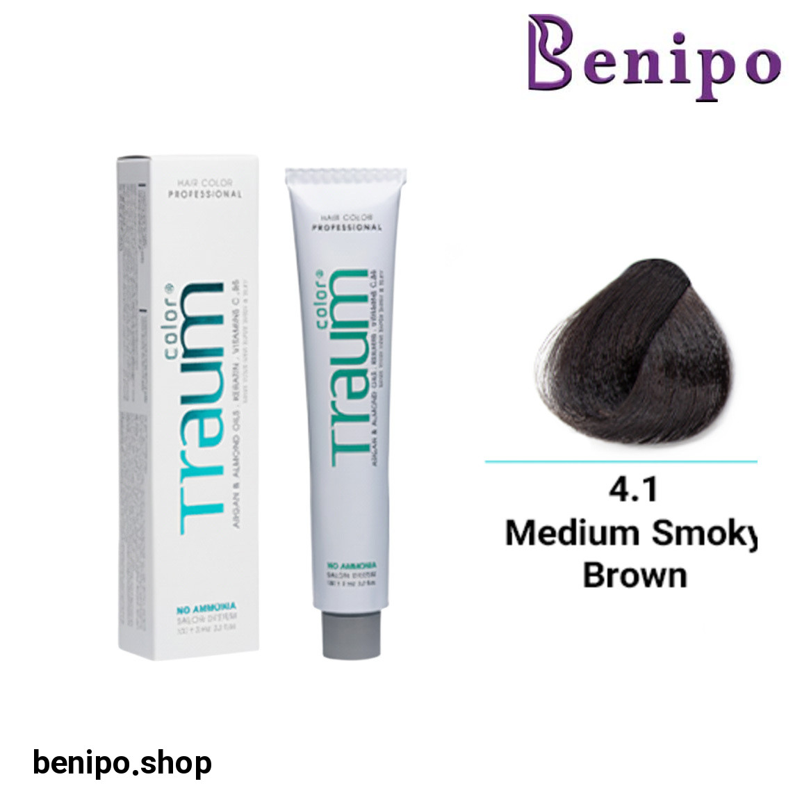 رنگ مو سری بدون آمونیاک دودی Smoky حجم 100 میلی لیتر