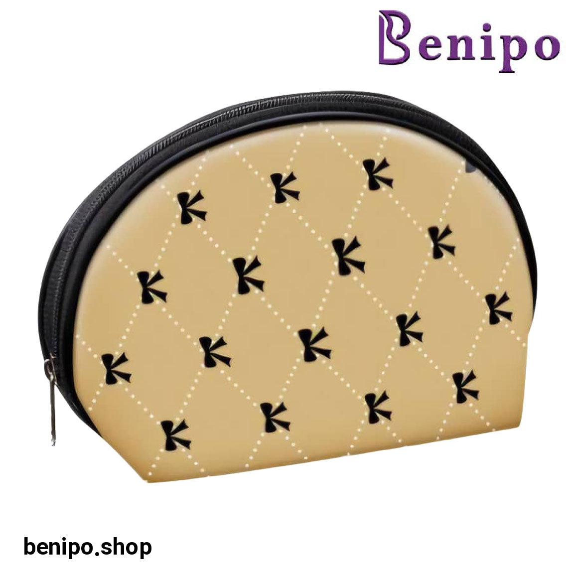 کیف آرایش مسافرتی طرح بیضی مدل CB0075