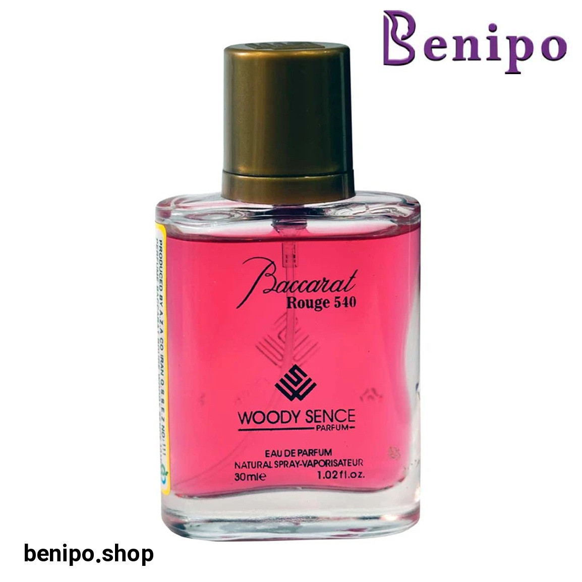 عطر جیبی زنانه مدل Baccarat حجم 30 میلی لیتر