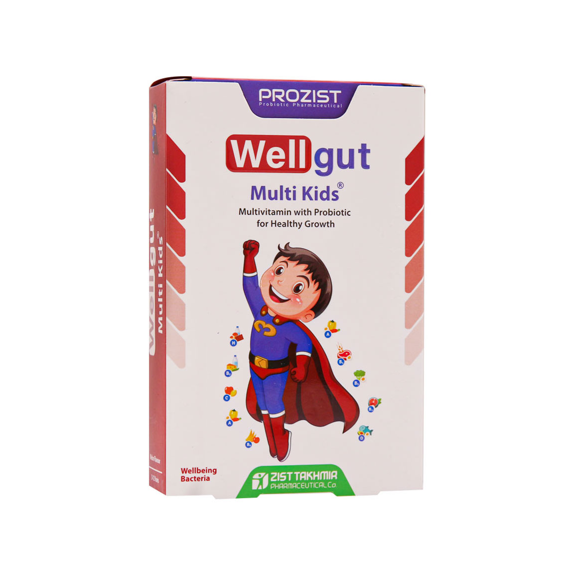 قرص جویدنی مدل Well Gut Multi Kids بسته 30 عددی
